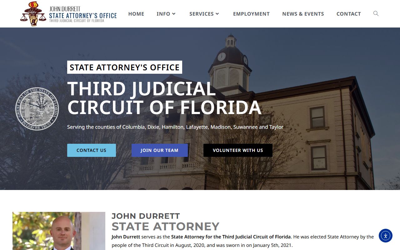 Third Judicial Circuit State Attorney for Suwannee County court records after arrest